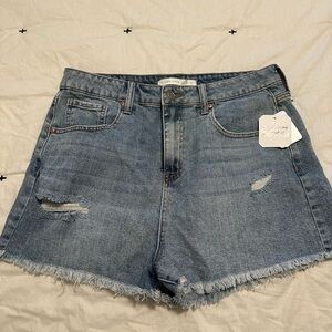 Altar’d State Distressed Denim Shorts